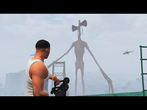 GTA 5 - DEFEAT the GIANT SIREN HEAD!