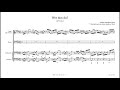 BWV 132 3 Wer Bist Du Bearbeitung Mit Orgel Obligato