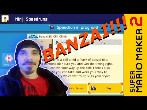 Super Mario Maker 2 Banzai Bill Speedrun SMM2#18