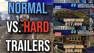 18-Wheeler Dreamcast: Normal vs Hard Mode Trailers | No Commentary
