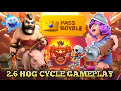 2.6 Hog Cycle Gameplay - GIVEAWAY SPECIAL VIDEO-How to play 2.6 Hog Cycle deck Vs current meta decks