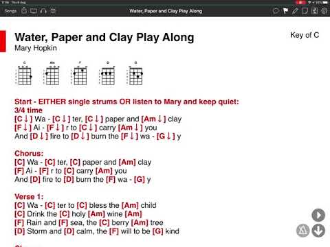 Water Paper And Clay - Mary Hopkin