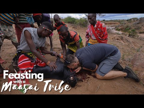 24 HOURS Living With a Maasai Tribe in KENYA 🇰🇪