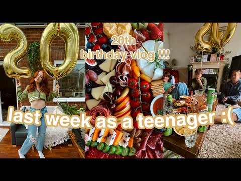 20th birthday vlog - the last week in my life as a teenager ever 😭✨