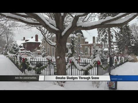 Omaha Sludges Through Snow