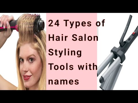 24 Types Of Hair Salon Styling Tools With Their Names #Hairstylingtools #hairsalonstylingtoolsname