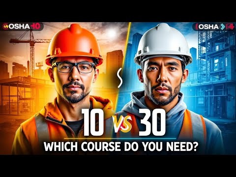 OSHA 10 vs OSHA 30 Explained | Which Safety Course Do You Need?