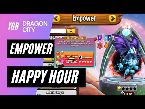 Dragon City Empower Happy Hour • Legendary Joker Orbs & Prideful Vampire Dragon ☆☆☆