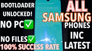 How To Unlock ALL Samsung Galaxy/Note/Edge ETC.. BOOTLOADER Without PC | kilidi açma