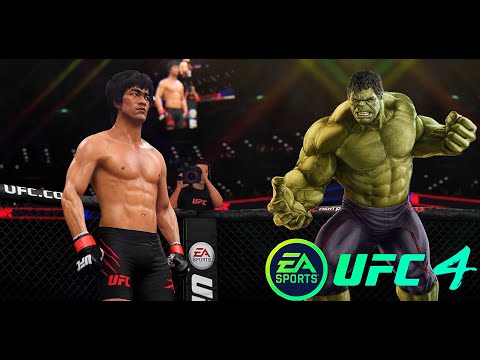 UFC4 Bruce Lee vs Hulk Marvel Avengers EA Sports UFC 4