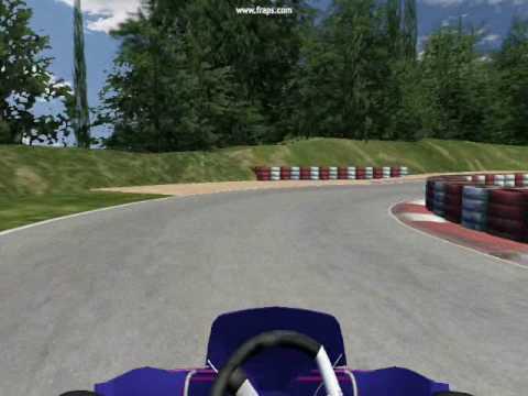 rFactor BR Kart Mod, lap of Amay, Belgium, 25.225