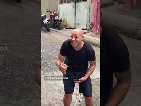 Adriano DRUNK during middle of the day  #football #soccer