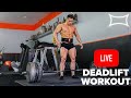 LIVE DEADLIFT Workout | Ft. Nick Wright