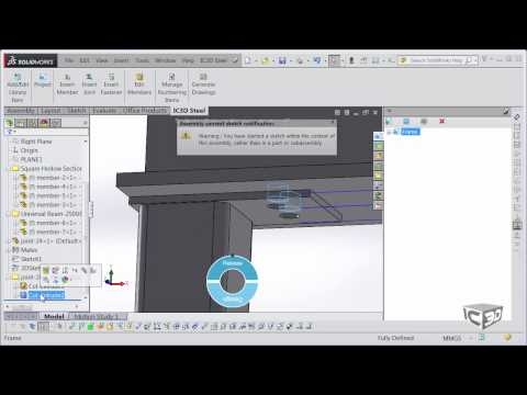 Create Custom Joint using IC3D Steel