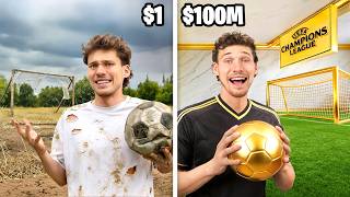 $1 vs $100,000,000 Football Field!