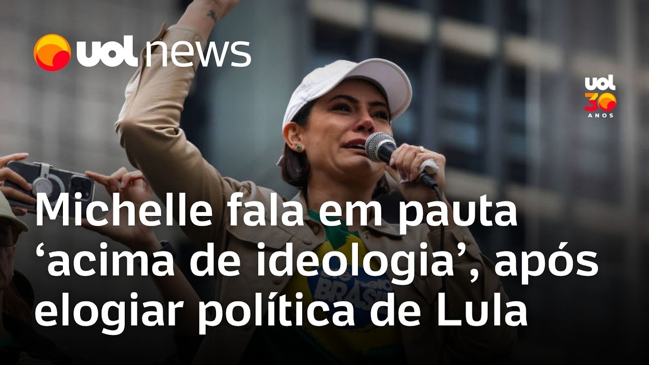 Michelle Bolsonaro fala em pauta 'acima de ideologia', após elogiar política de Lula