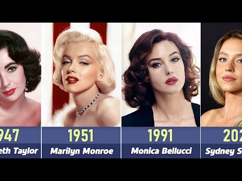 The Most Beautiful Actresses Every Year 1930 - 2025