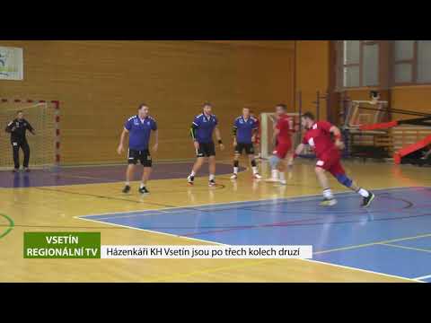 VSETÍN: Házenkáři KH Vsetín jsou po třech kolech druzí
