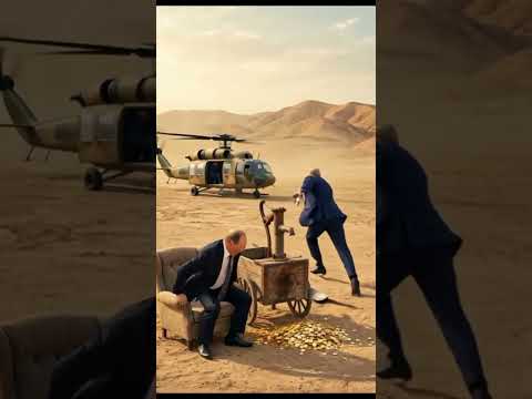 Trump damaged hand pump Putin didn't expect it comedy scene 🤣#shortsfeed #satire #comedy #usa #ai