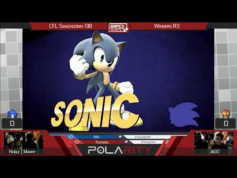CFL Smackdown 138 WiiU - Noble | Manny (Sonic) vs AGO (Falcon) - Winners R3