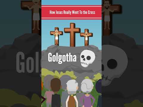 How Jesus REALLY Went To The Cross #shorts #youtube #fypシ #jesus #bible