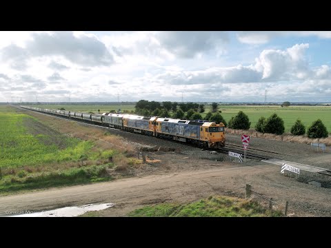 7732V Pacific National Grain Train With VHAF Hoppers (14/10/2023) - PoathTV Australian Railways