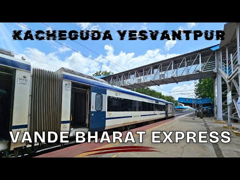 20703 Kacheguda Yesvantpur Vande Bharat Express | Full Journey | Hyderabad to Bengaluru