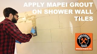 How to Apply Mapei Grout (Keracolor U) on Shower Wall Tiles (Step-by-Step)