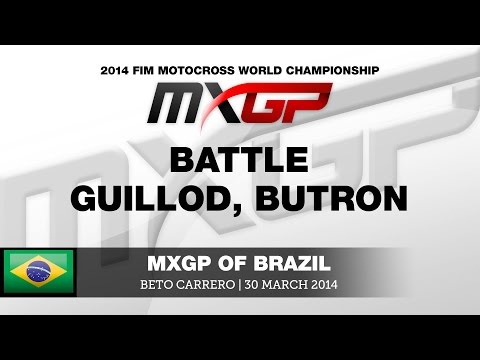 MXGP of Brazil 2014 Guillod vs Butron - Motocross