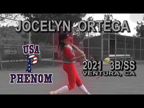 2021 Jocelyn Ortega Third Base and Shortstop Softball Skills Video- USA Phenom