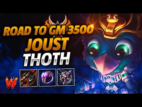 THOTH, SE ESTO ESTA OPEN SE PICKEA - Warchi - Smite Joust Road to GM 3500