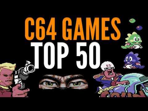 50 TOP COMMODORE 64 GAMES FROM MY CHILDHOOD...ARE YOUR'S THERE?