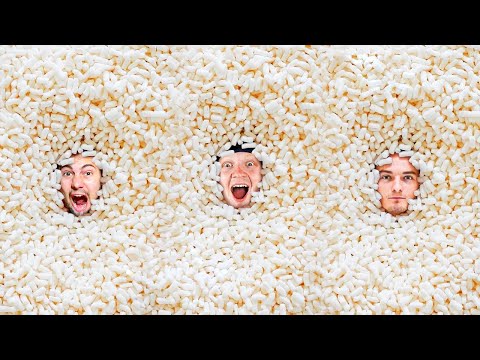 IMPOSSIBLE PACKING PEANUT HIDE & SEEK!