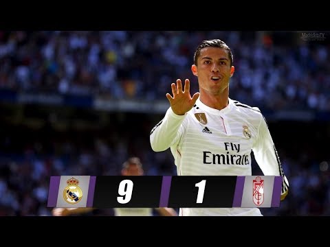 Real Madrid vs Granada 9-1 All Goals Full Highlights 05-04-2015 HD