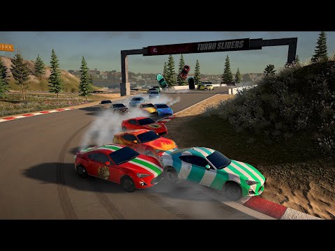 Turbo Sliders Unlimited - Race against AI drivers