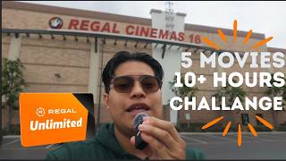 Surviving 10+ Hours in a Movie Theater - Regal Unlimited Vlog