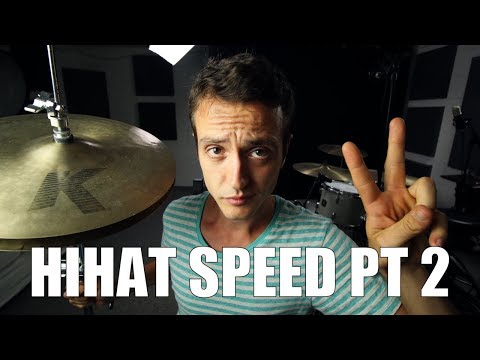 Hihat Speed pt. 2  (Push Pull Technique) - Daily Drum Lesson