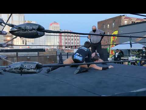 (HUGE DIVE) Riot City's Most Wanted vs Dawg Nation SWF US Tag Title match @ 420  Fest