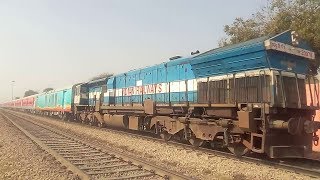 preview picture of video 'RANTHAMBORE EXPRESS First Run In Brand new LHB Avtar : INIDAN RAILWAYS'