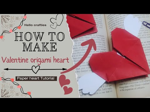 Easy Origami Heart with Surprise Message | Valentine's Day Pop-up Card