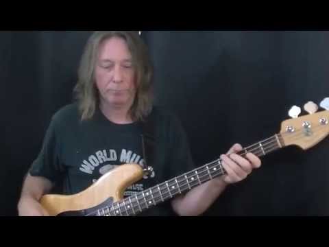Mixolydian Pentatonic Blues Bass Line Ideas - Performance