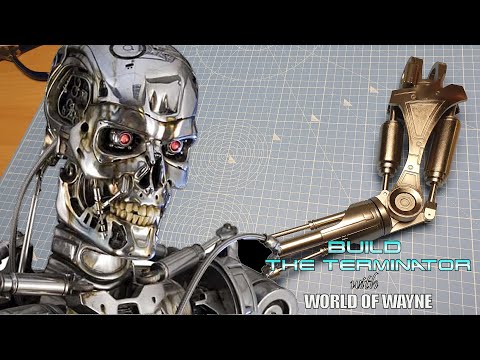 Build the Terminator LIVE - Part 85 - Finishing the Left Arm and Hand