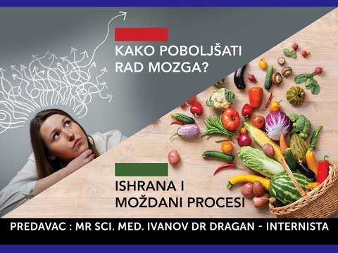 2. Ishrana i moždani procesi - mr sci. med. Ivanov dr Dragan