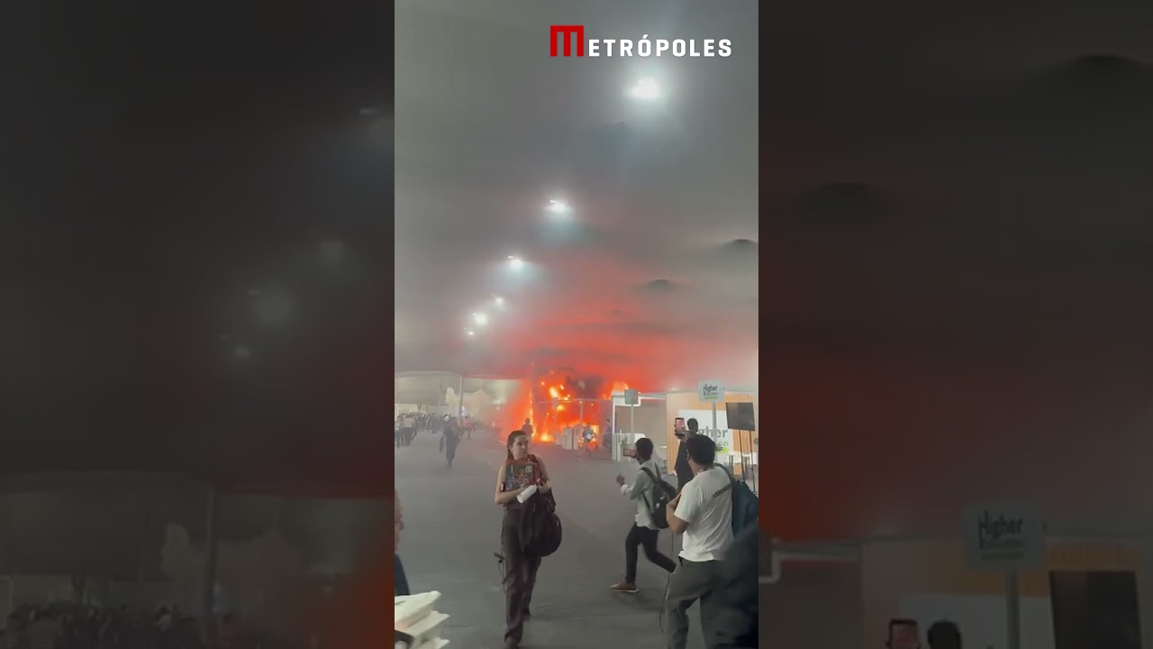 Fogo atinge pavilhão dos países na COP30