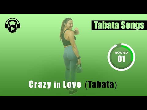 TABATA SONGS - "Crazy in Love (Tabata)" w/ Tabata Timer