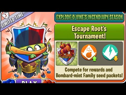 Plants vs Zombies 2 Arena: Escape Root's Tournament | Week 133, 1.8Million | Explode O Vine Season