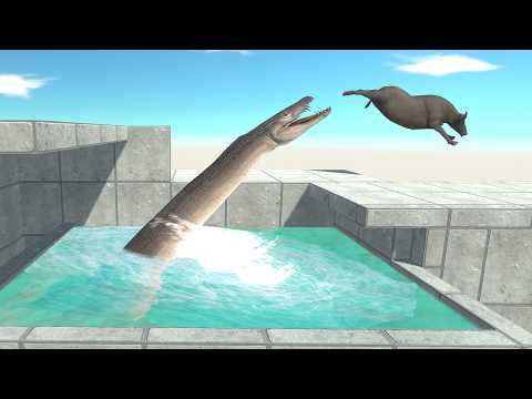 Giant Crack Escape — Mammals Must Avoid the Attenborosaurus Below | Survival Simulation