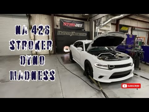 Naturally Aspirated 426 Stroker Hemi DYNO PULL! How much HORSEPOWER  did it make?