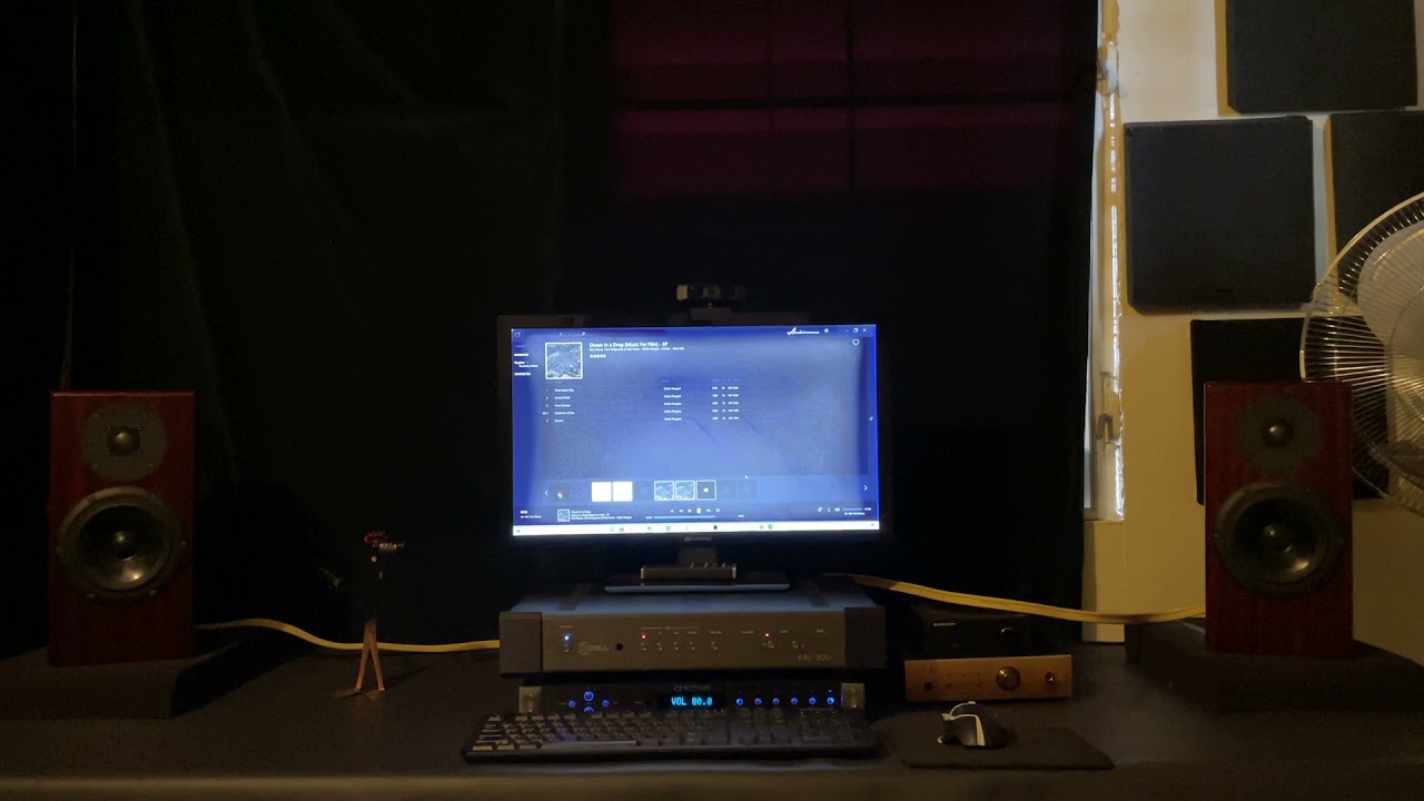 Krell KAV-300i with Totem Acoustic Rainmaker