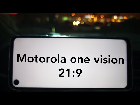 Quick look :  21:9 aspect ratio on Motorola one vision  #21:9